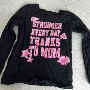 Black long sleeve size 10/12